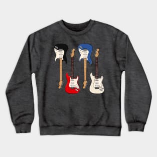 Four Stratocasters Crewneck Sweatshirt